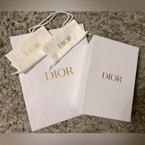 Dior Running shoe box with dust bags and original paper bag